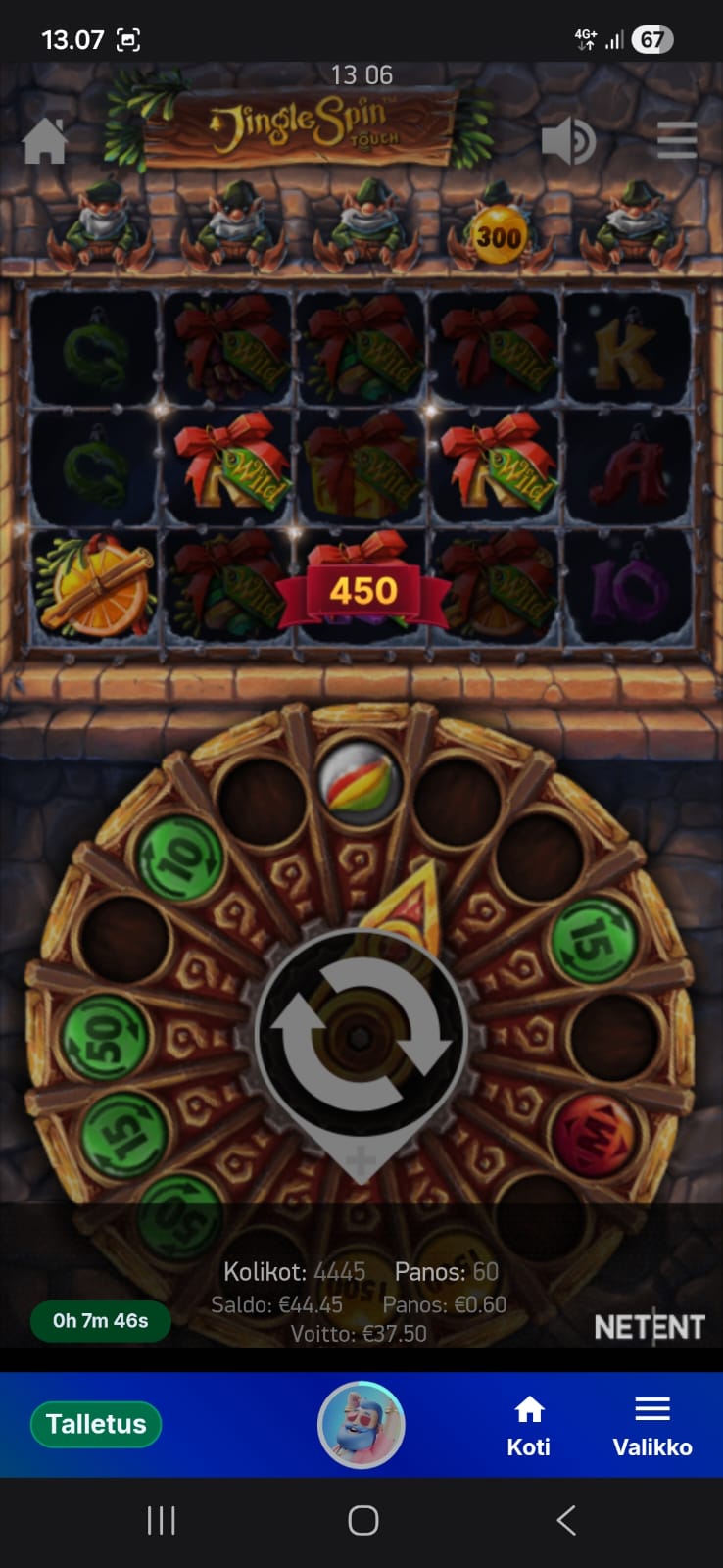 Paketti osui kohdalle