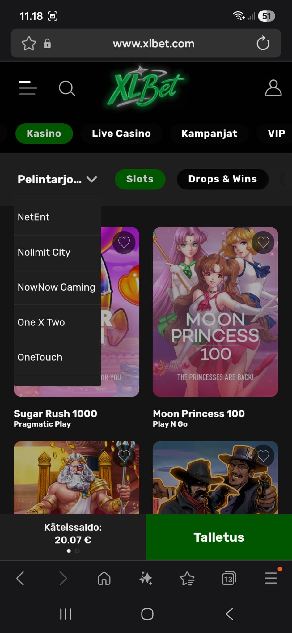 Pelejä voi suodattaa valmistajan mukaan