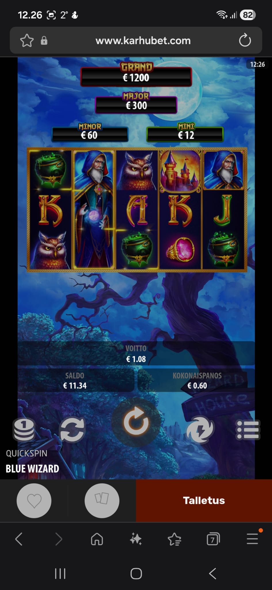 Voitot olivat harvassa