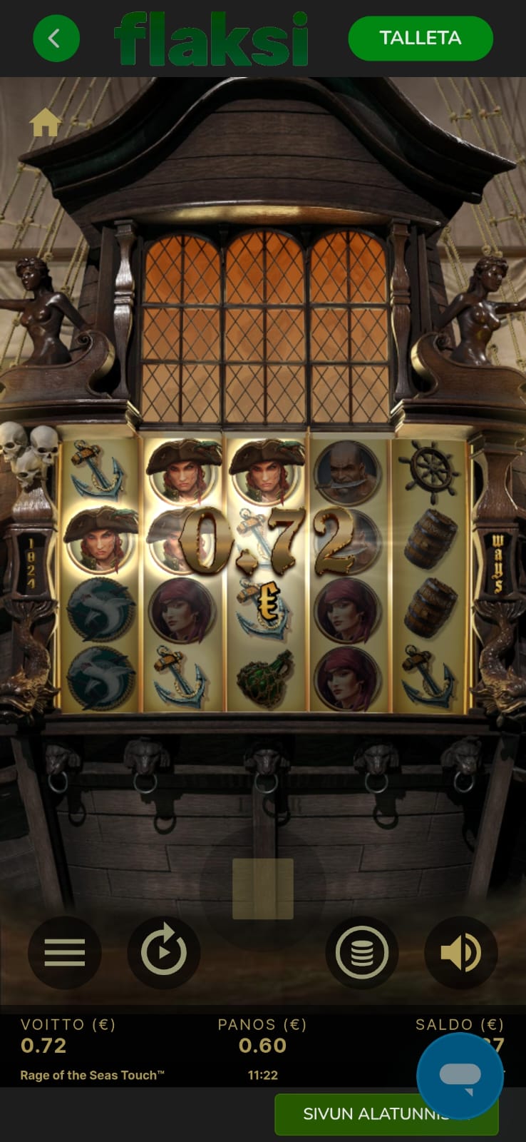 72 sentin voitto kuvattuna