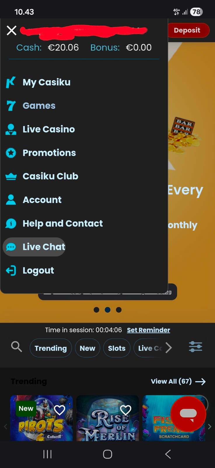 Pohjalle oli jäänyt muutama sentti